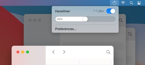 HazeOver 스크린샷